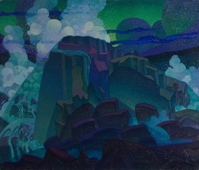 Rock at Sea by Raymond Jonson