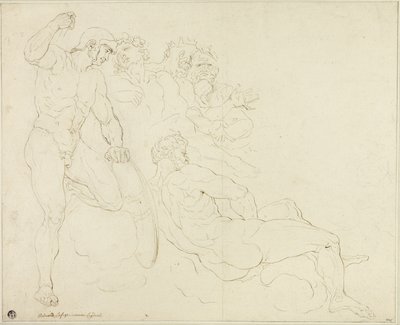 Sketches of Six Classical Figures by Raymond de Lafage