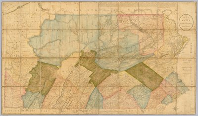 A Map of the State of Pennsylvania by Reading Howell