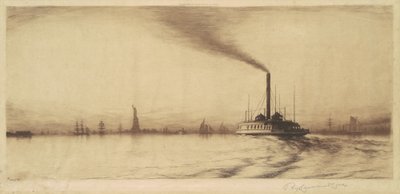 New York Harbor by Reginald Cleveland Coxe