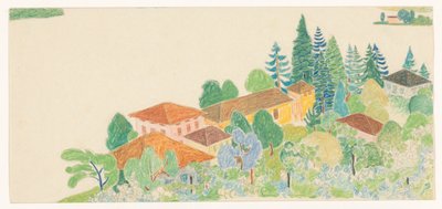 Italian Houses in Hilly Landscape by Reijer Stolk