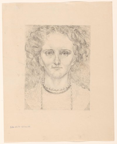 Portrait of Coba Stolk-Schmidt by Reijer Stolk