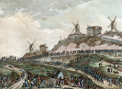 Cannons Brought to Montmartre by Reiner Vinkeles