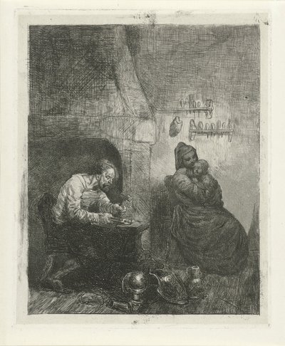 Blacksmith at work by Reinier Craeyvanger