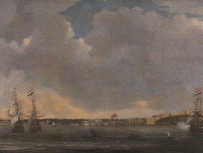 View of Tripoli by Reinier Nooms (signed by artist)