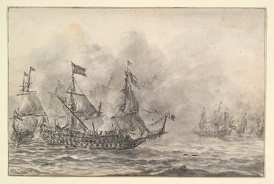 Naval Battle by Reinier Nooms