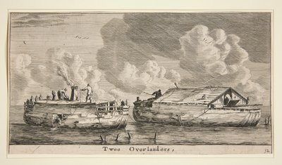 Two Boats by Reinier Nooms