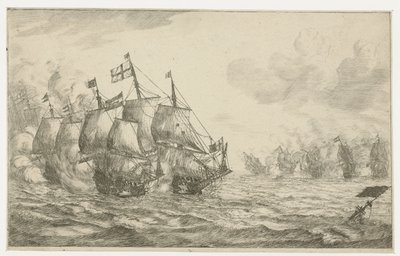 Naval Battle by Reinier Nooms