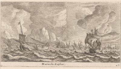 Herring-Busses by Reinier Nooms, called Zeeman