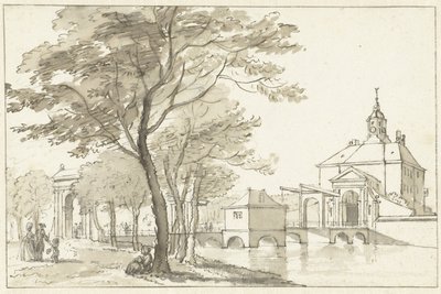 The Muiderpoort, Amsterdam by Reinier Vinkeles (I)