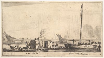 A Raft and a Onderlegger by Reinier Zeeman