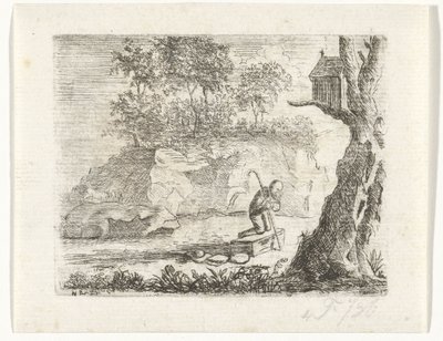 Praying Pilgrim by Reinierus Albertus Ludovicus baron van Isendoorn à Blois