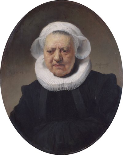 Portrait of Aechje Claesdr. Pesser by Rembrandt van Rijn