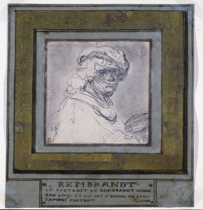 Self-portrait by Rembrandt van Rijn