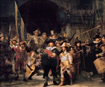The Nightwatch by Rembrandt Harmensz. van Rijn