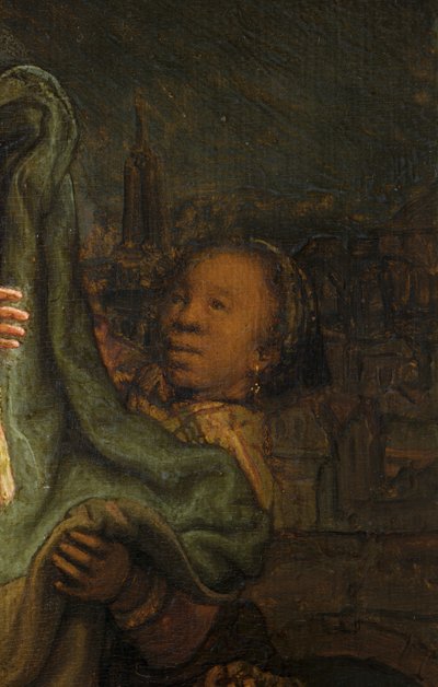 The Visitation (Detail) by Rembrandt van Rijn