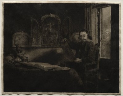 Abraham Francen, Apothecary by Rembrandt van Rijn