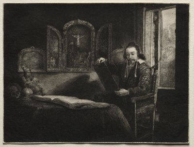Abraham Francen, Apothecary by Rembrandt van Rijn