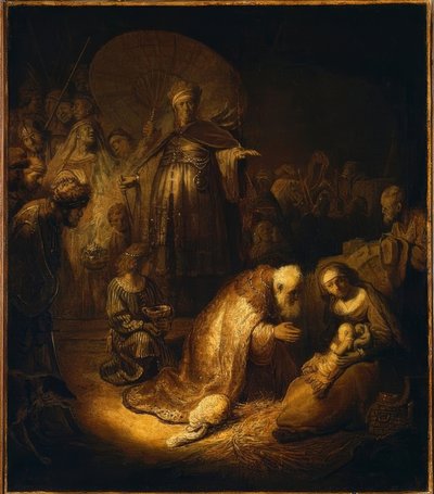Adoration of the Kings by Rembrandt van Rijn