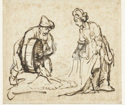 Boaz and Ruth by Rembrandt van Rijn