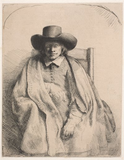 Clement de Jonghe, Printseller by Rembrandt van Rijn