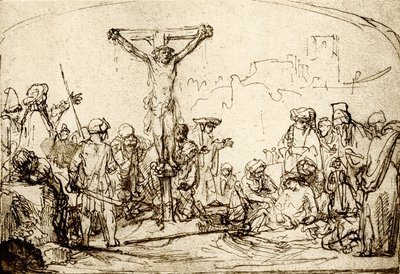 Crucifixion by Rembrandt van Rijn