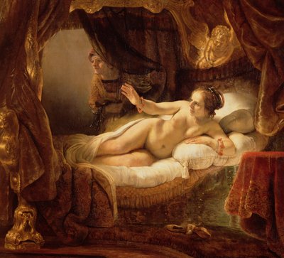 Danae, 1643 by Rembrandt van Rijn