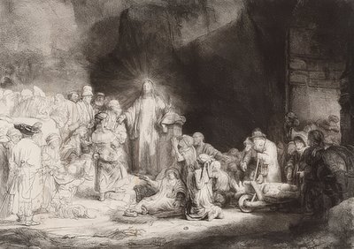 The Hundred Guilder Print. Around 1649 by Rembrandt van Rijn
