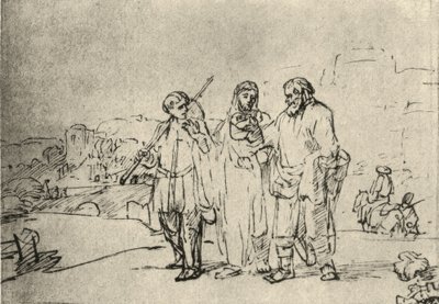 The Road to Emmaus by Rembrandt van Rijn