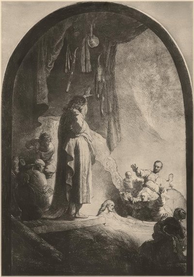 The Raising of Lazarus by Rembrandt van Rijn
