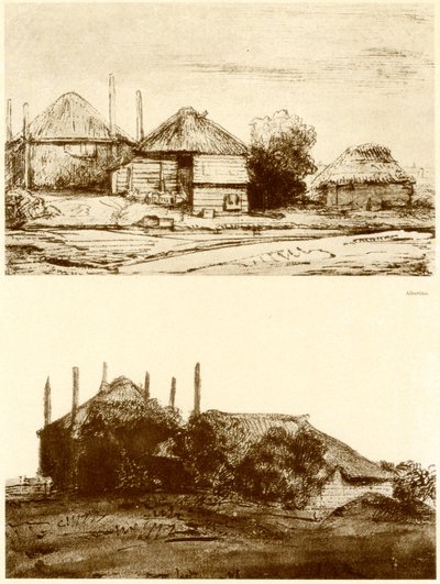 Dutch Barns by Rembrandt van Rijn