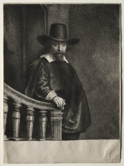 Ephraim Bonus, Jewish Physician by Rembrandt van Rijn