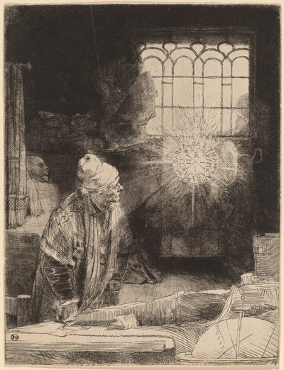 Faust by Rembrandt van Rijn
