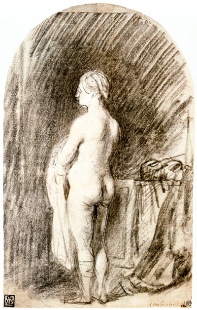 Female Nude, 17th century by Rembrandt van Rijn