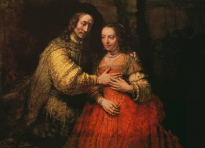 Isaac and Rebekah by Rembrandt van Rijn