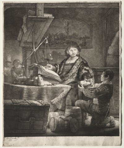 Jan Uytenbogaert by Rembrandt van Rijn