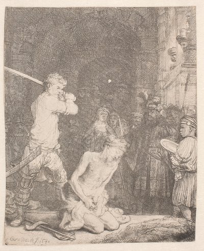 The Beheading of John the Baptist by Rembrandt van Rijn