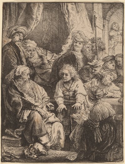 Joseph Telling His Dreams by Rembrandt van Rijn