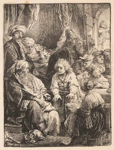 Joseph Telling his Dreams by Rembrandt van Rijn