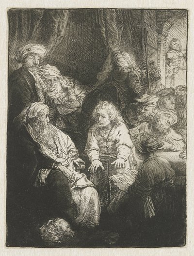 Joseph Telling His Dreams by Rembrandt van Rijn