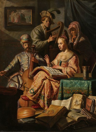 Musical Company by Rembrandt van Rijn