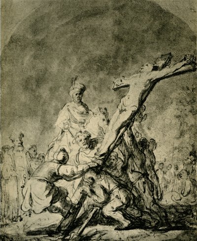 Raising of the Cross by Rembrandt van Rijn