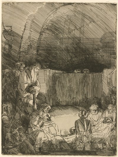 The Entombment by Rembrandt van Rijn