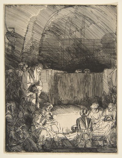 The Entombment by Rembrandt van Rijn