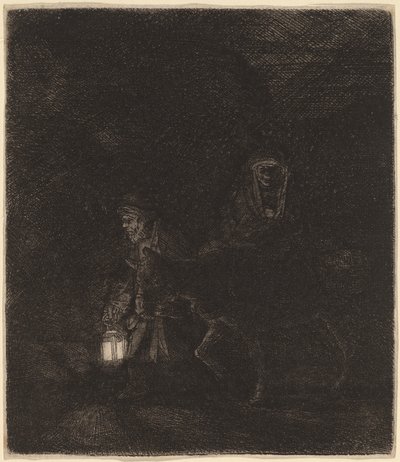 The Flight into Egypt by Rembrandt van Rijn