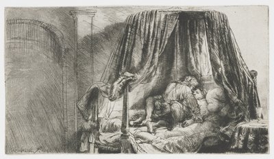 The French Bed by Rembrandt van Rijn