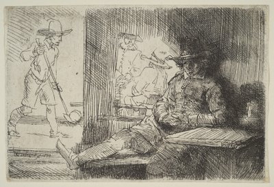 The Golf-Player by Rembrandt van Rijn