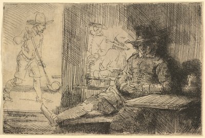 The Golf Player by Rembrandt van Rijn