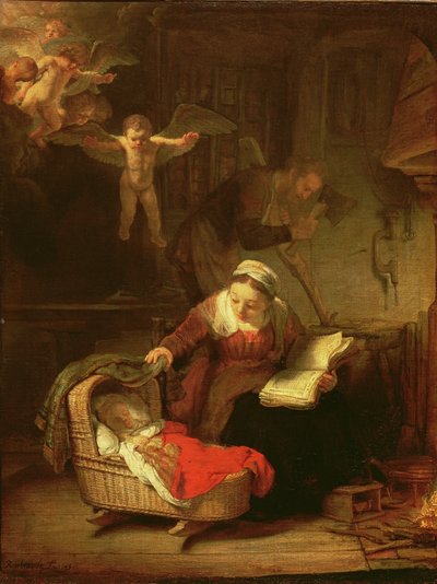 The Holy Family, c.1645 by Rembrandt van Rijn