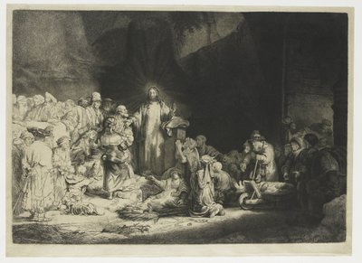 The Hundred Guilder Print by Rembrandt van Rijn